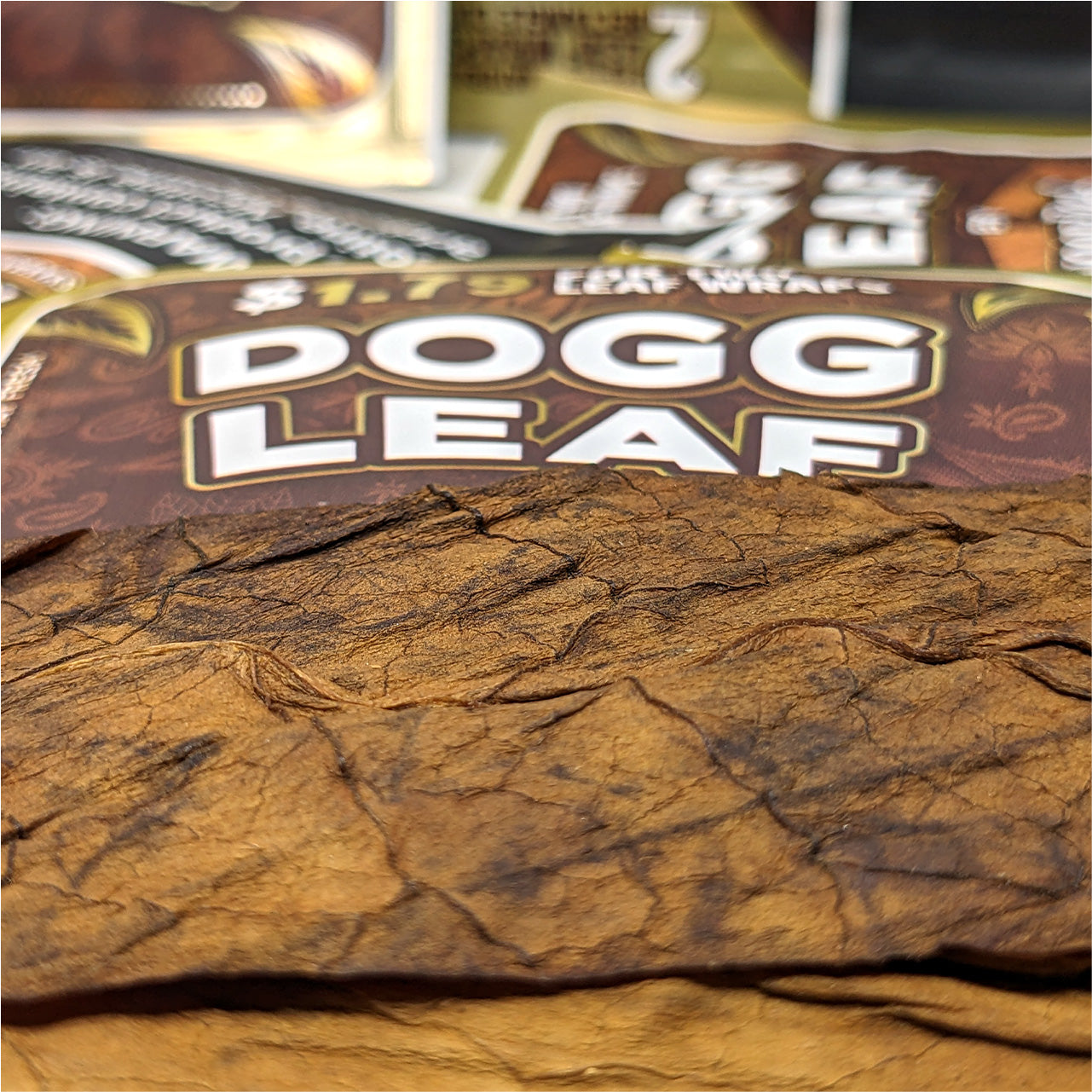 Dogg Leaf - Premium Natural Leaf Wraps (2pk) - Display of 15