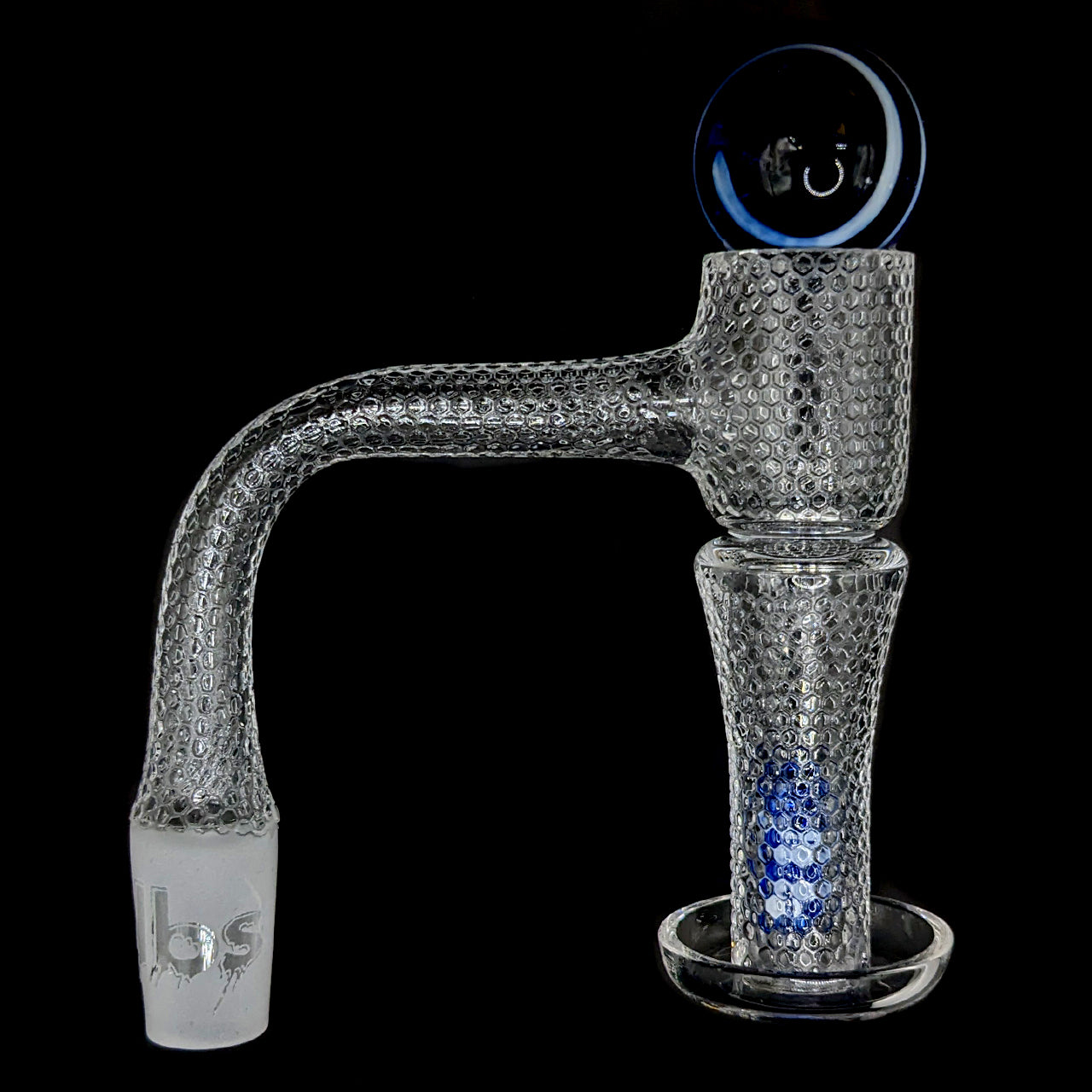 Dogg lbs - Everyday Etched Pattern Terp Slurper Quartz Banger Set - 14mm 90 Degree