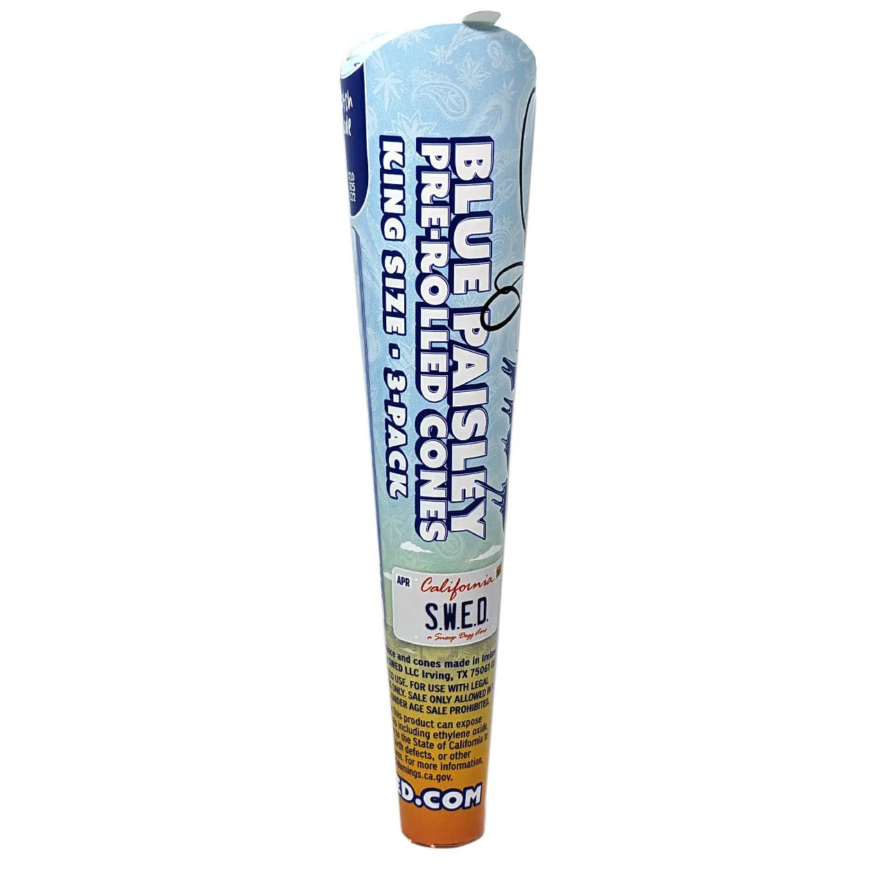 Dogg lbs - Prerolled Cones Blue Paisley - KS - 3ct - 32pk Display