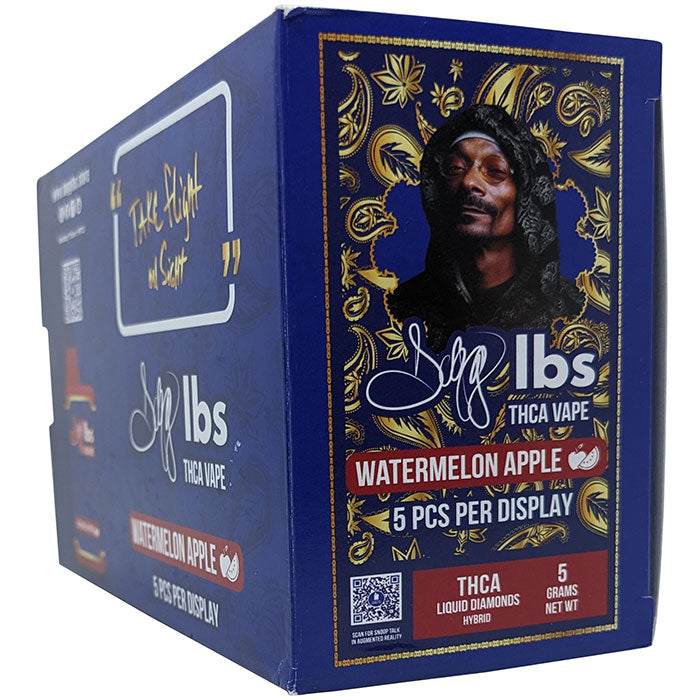 Dogg lbs - 5g THCA Vape - Display of 5 - Case of 20
