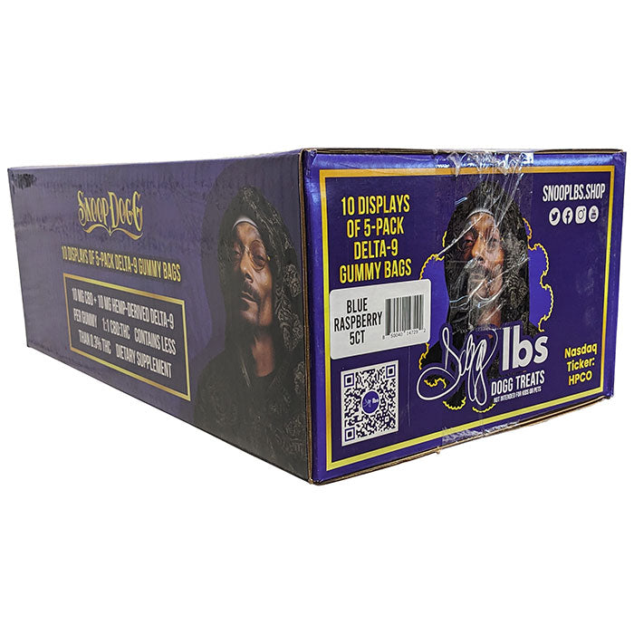 Dogg lbs - Delta 9 Gummies - 5ct Pouch - Display of 10 - Case of 10