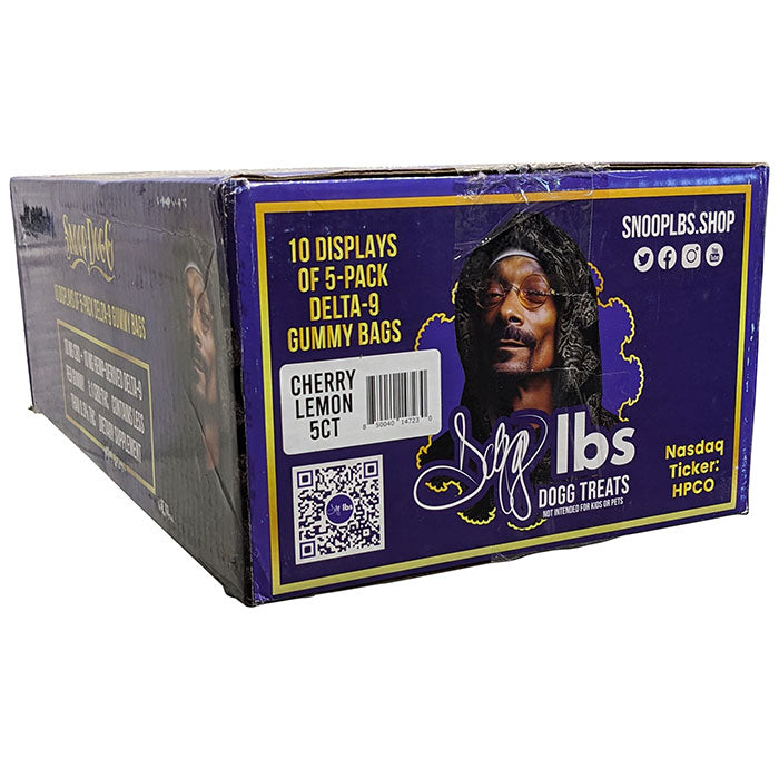 Dogg lbs - Delta 9 Gummies - 5ct Pouch - Display of 10 - Case of 10