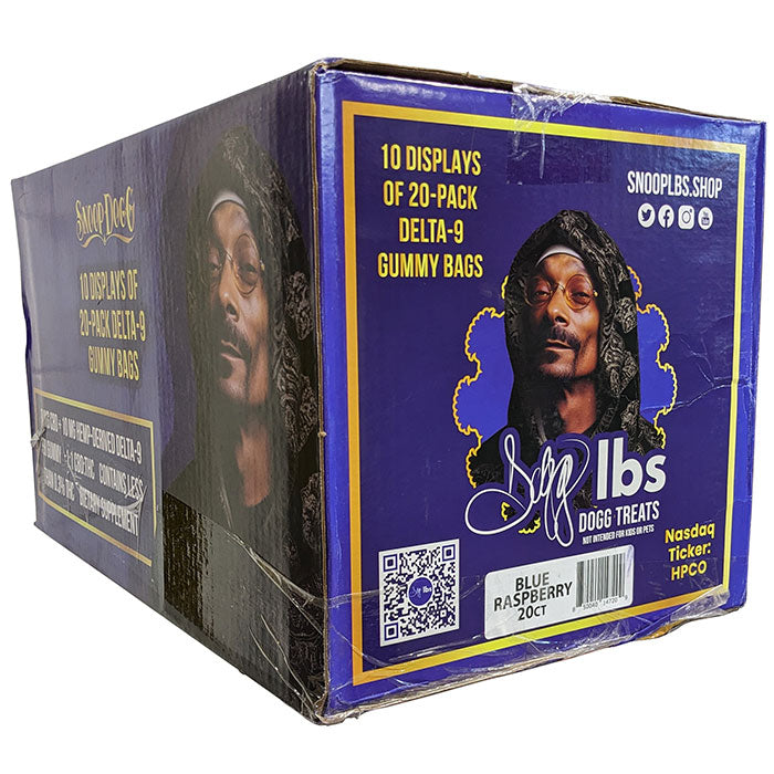 Dogg lbs - Delta 9 Gummies - 20ct Pouch - Display of 10 - Case of 10