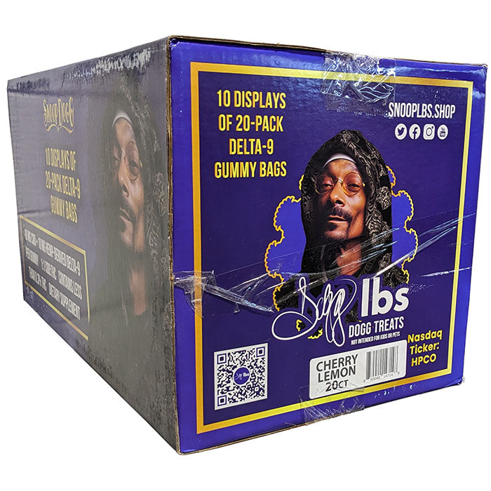 Dogg lbs - Delta 9 Gummies - 20ct Pouch - Display of 10 - Case of 10