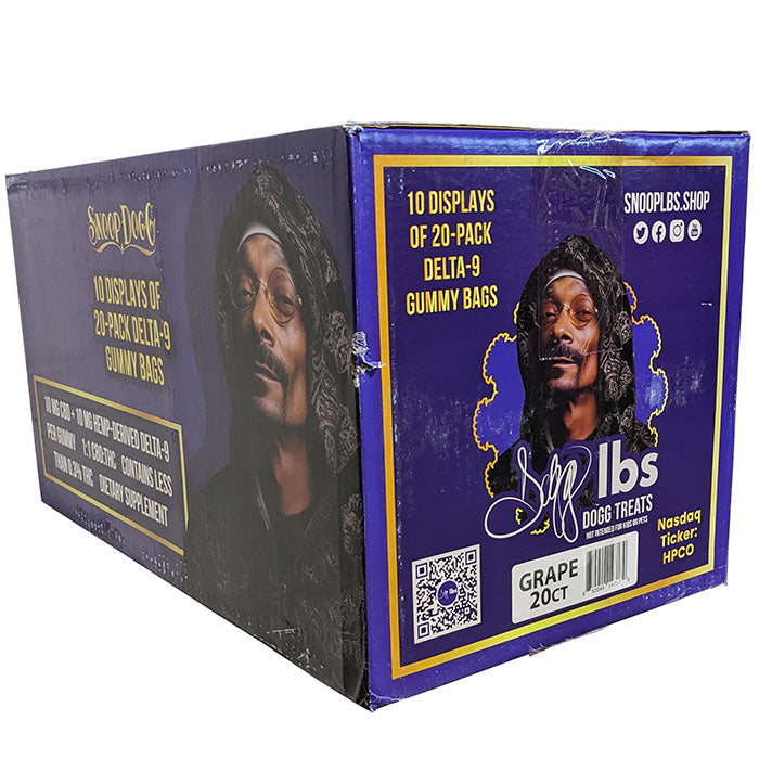 Dogg lbs - Delta 9 Gummies - 20ct Pouch - Display of 10 - Case of 10