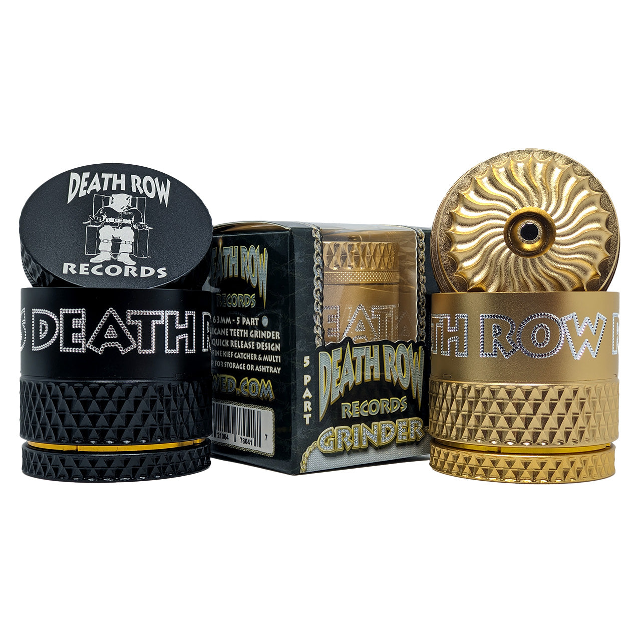 Death Row Records - Hurricane 63mm 5-Part Grinder