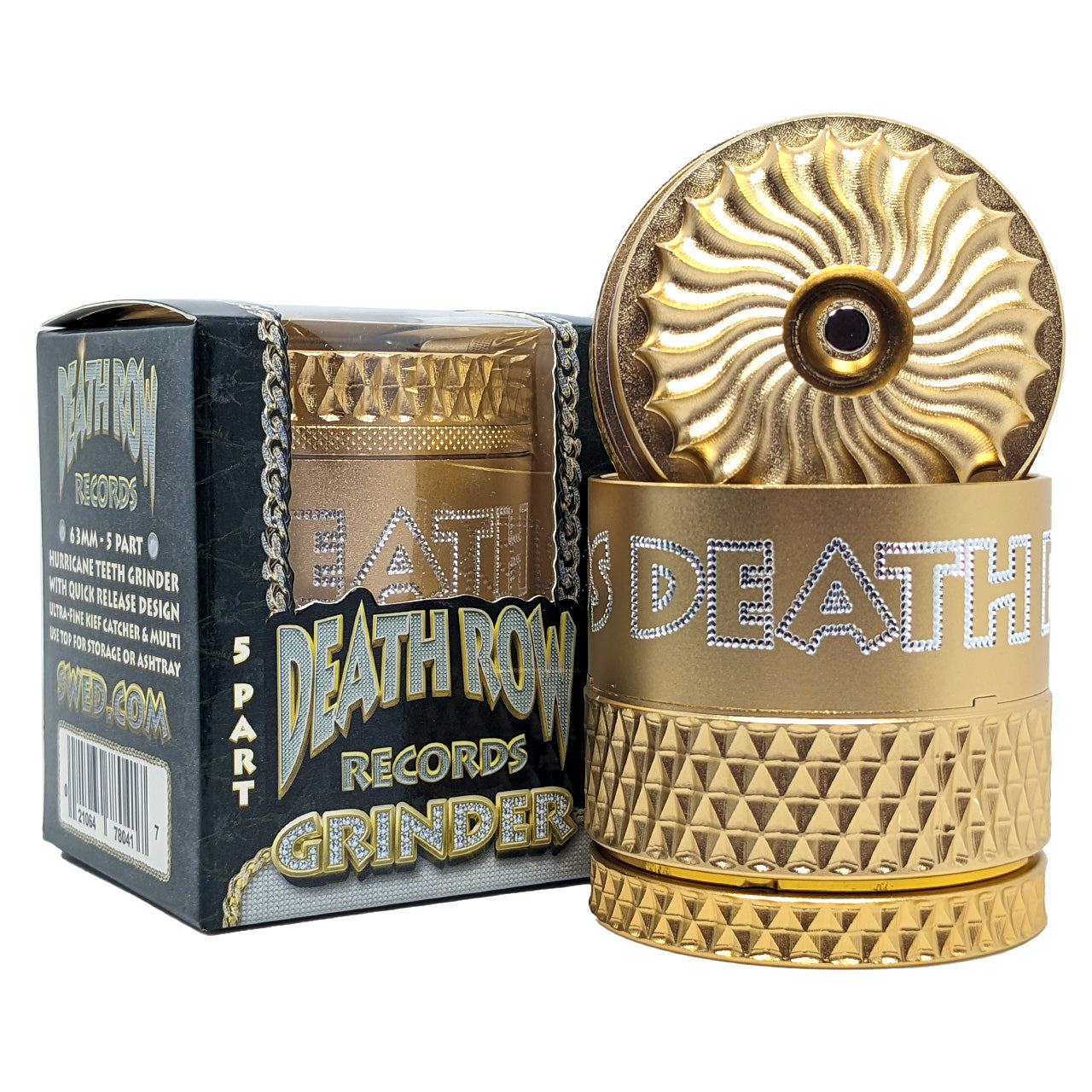 Death Row Records - Hurricane 63mm 5-Part Grinder