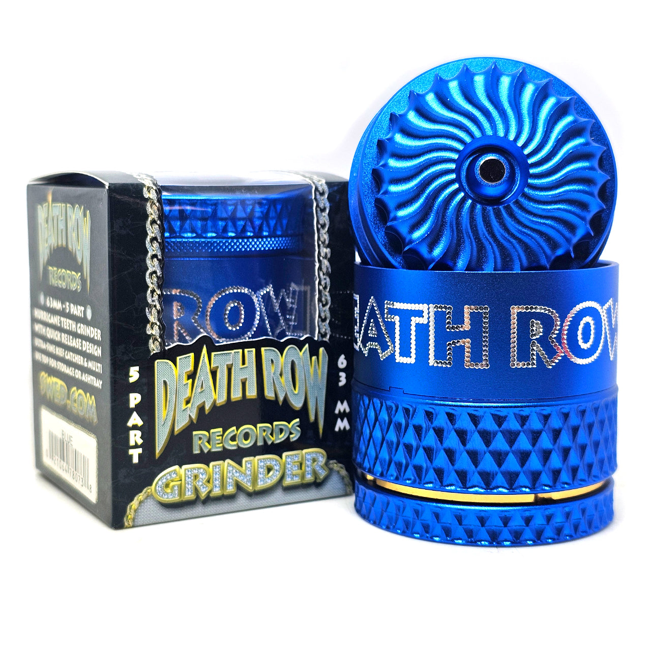 Death Row Records - Hurricane 63mm 5-Part Grinder