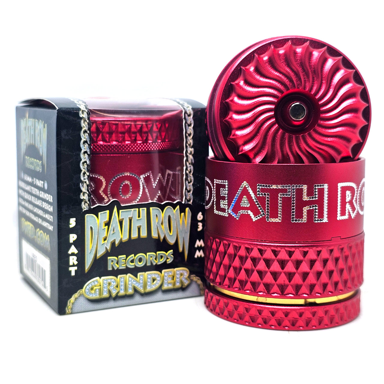 Death Row Records - Hurricane 63mm 5-Part Grinder