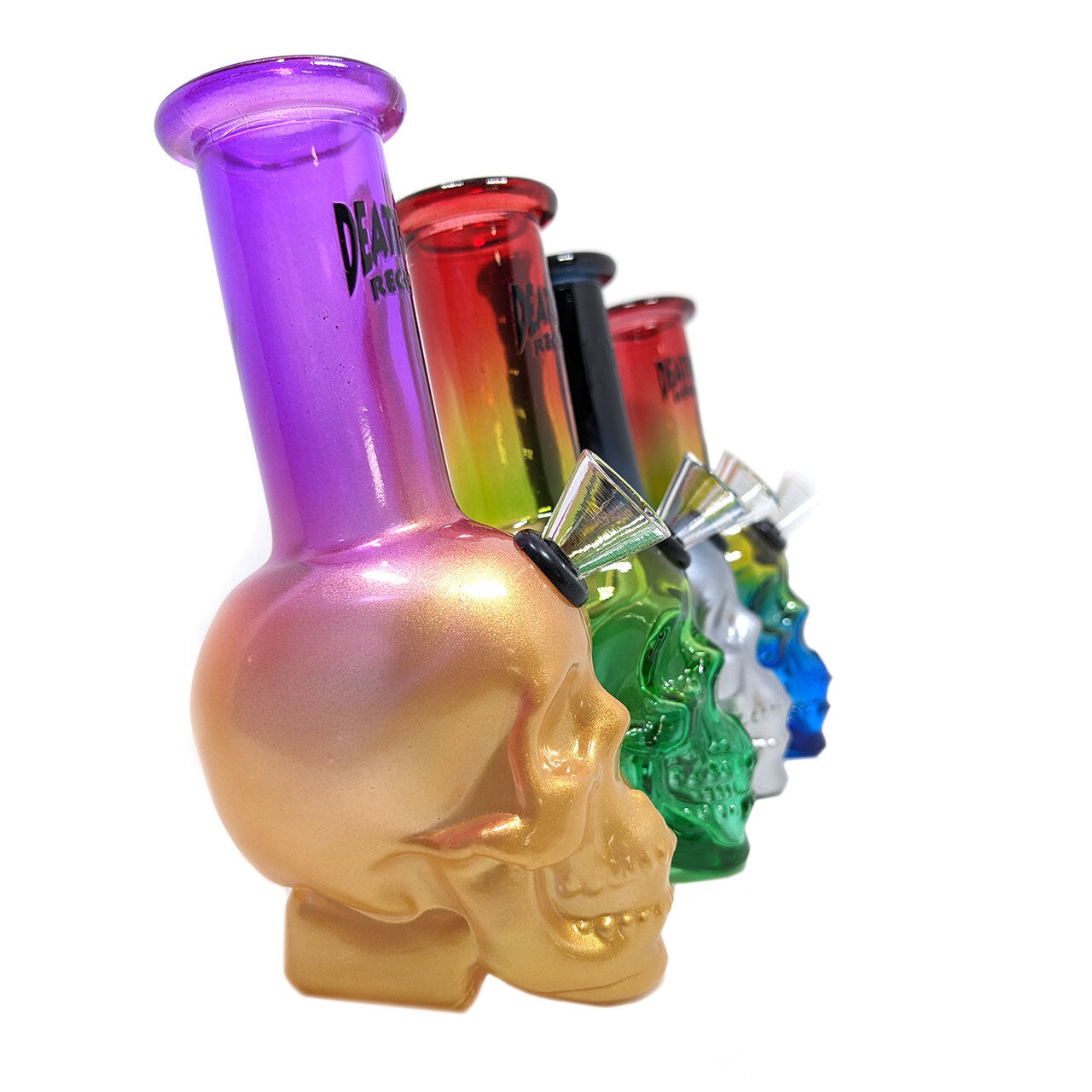 Death Row Records - Skull Bubbler Water Pipe