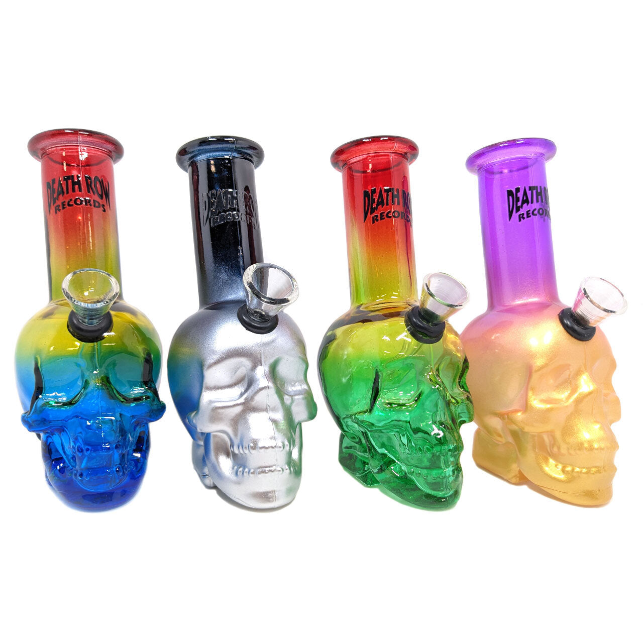 Death Row Records - Skull Bubbler Water Pipe