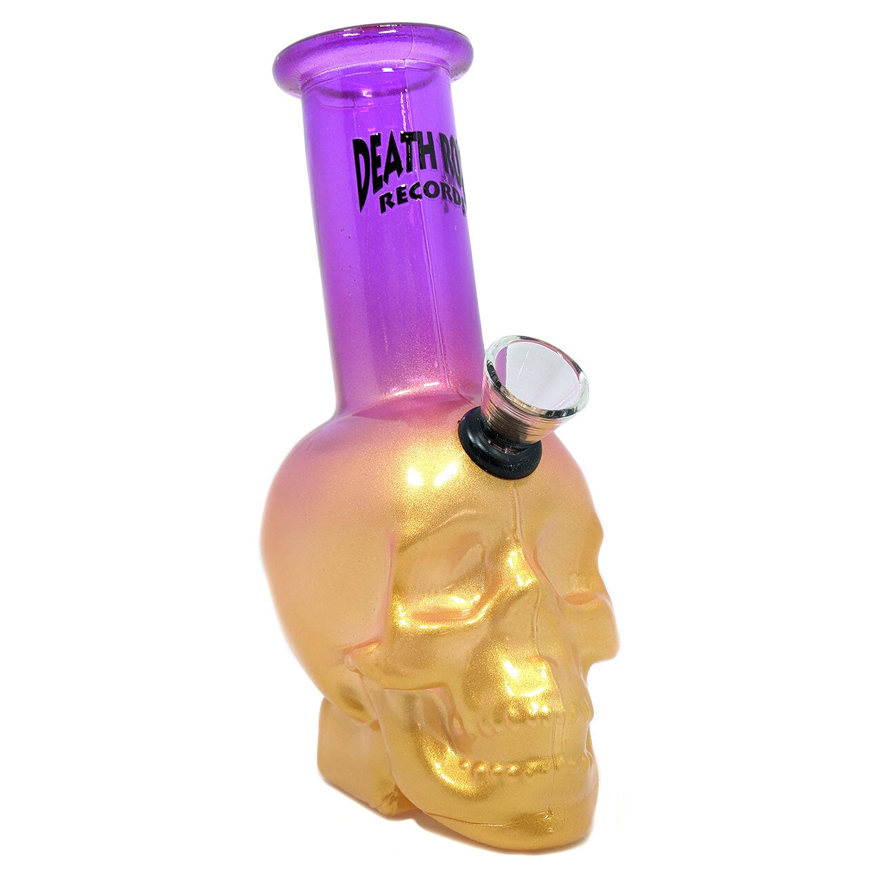 Death Row Records - Skull Bubbler Water Pipe