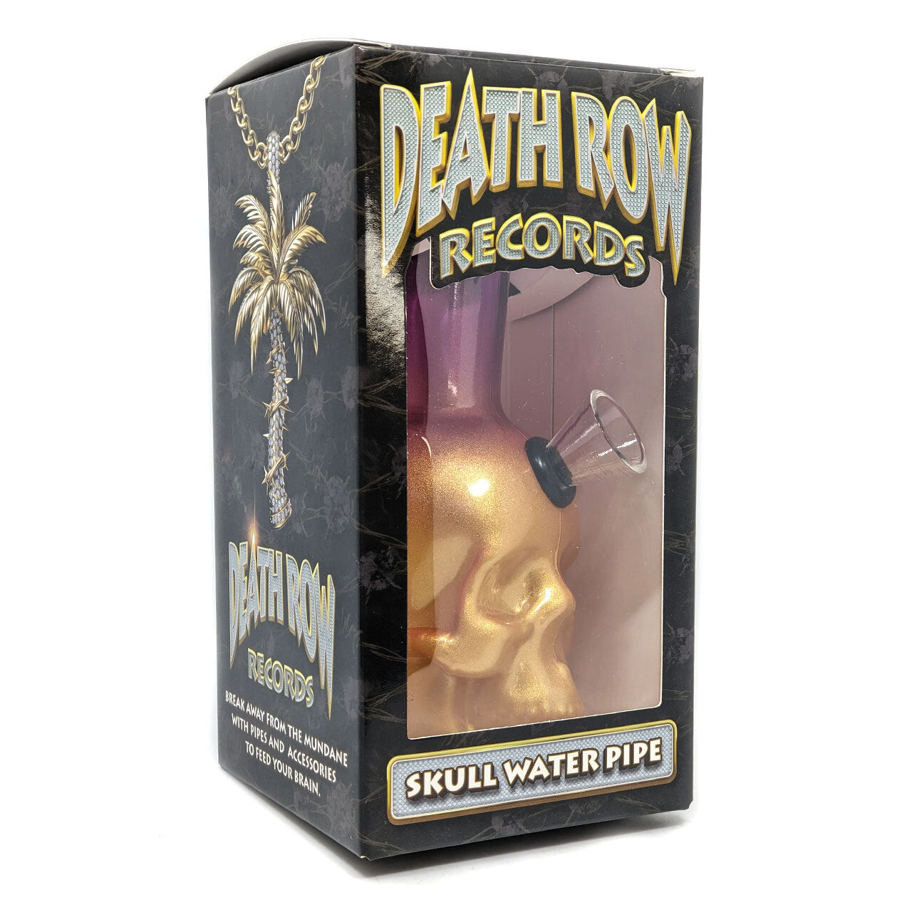 Death Row Records - Skull Bubbler Water Pipe