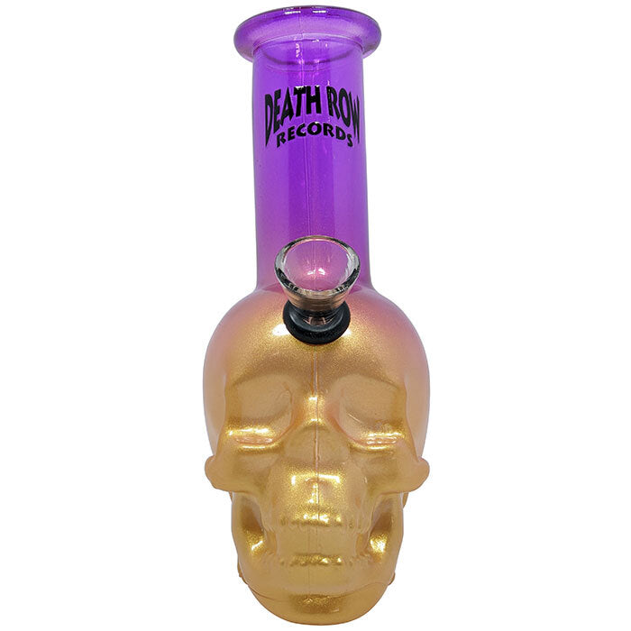 Death Row Records - Skull Bubbler Water Pipe