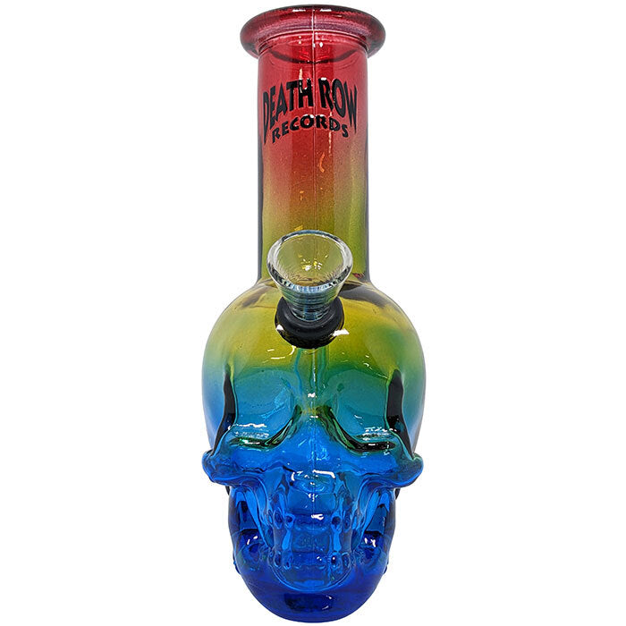 Death Row Records - Skull Bubbler Water Pipe