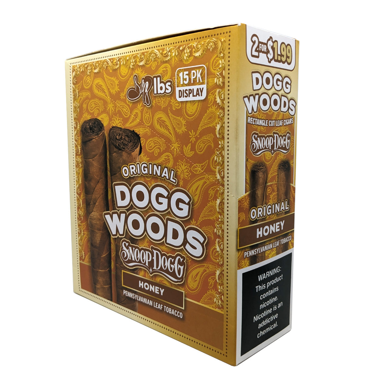 Dogg Woods - OG Gold Reserve (2pk) - Display of 15