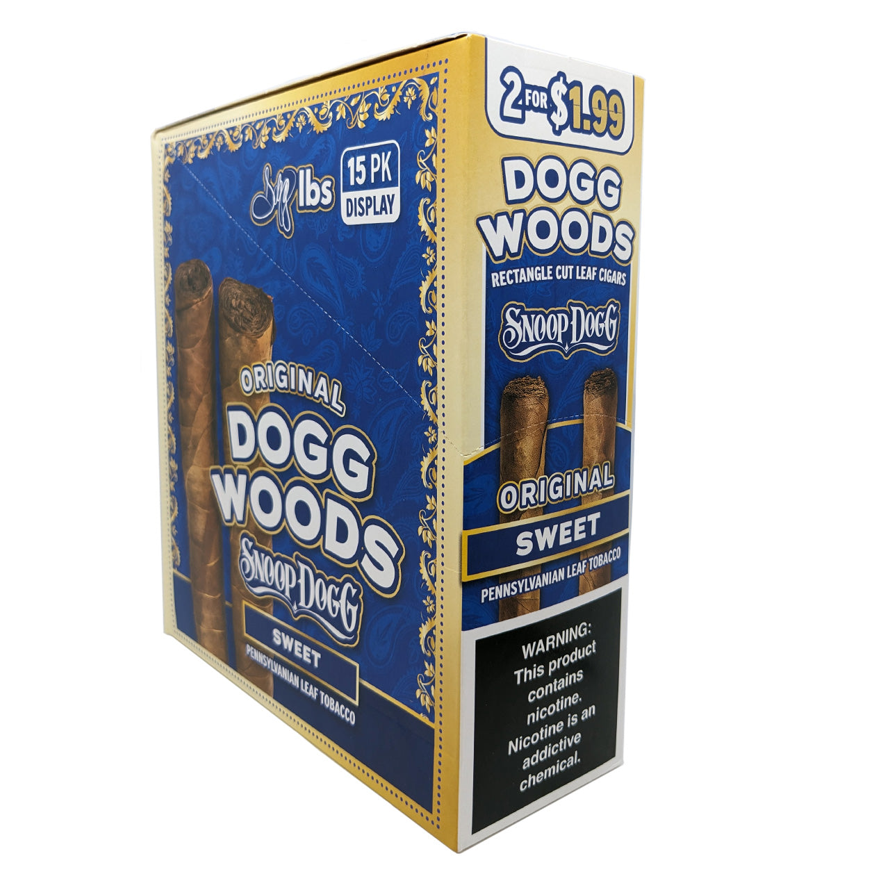 Dogg Woods - OG Gold Reserve (2pk) - Display of 15