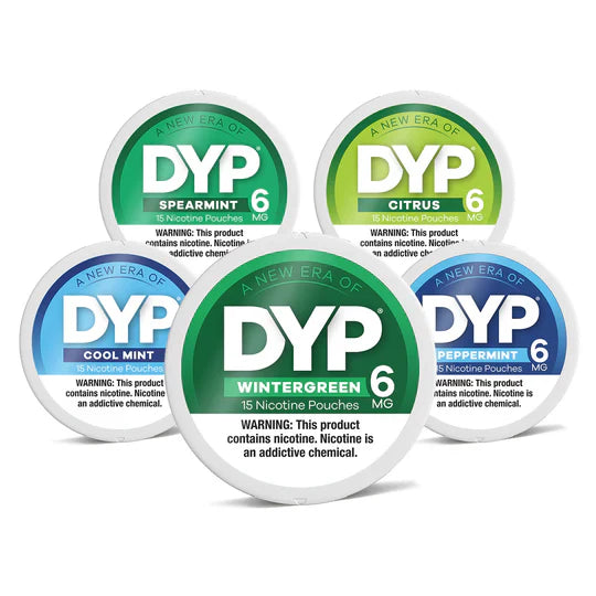 DYP Nicotine Pouches - 15ct Pack of 5