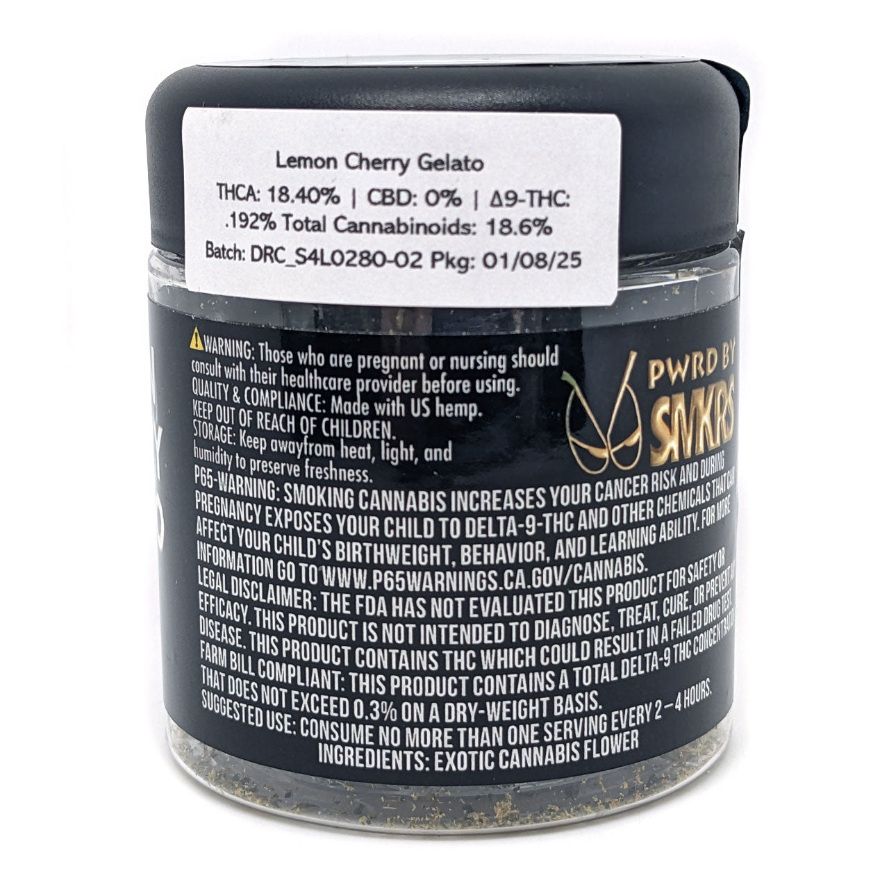 DRR - Flower THCA 3.5g - Lemon Cherry Gelato