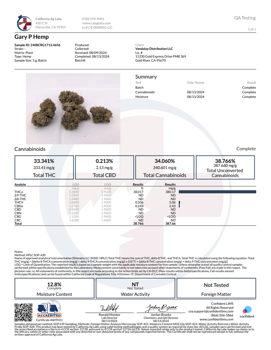 DRR - Flower THCA 3.5g - Gary Payton
