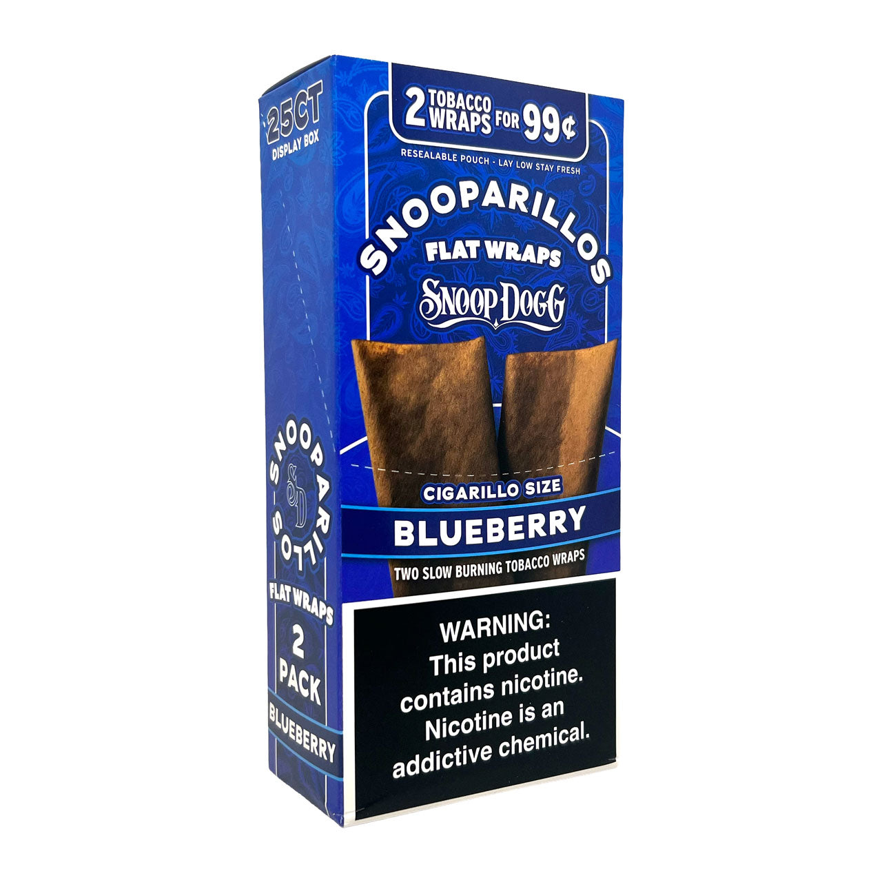 Snooparillos - Flat Wraps (2pk) - Display of 25 [Pre-Priced]