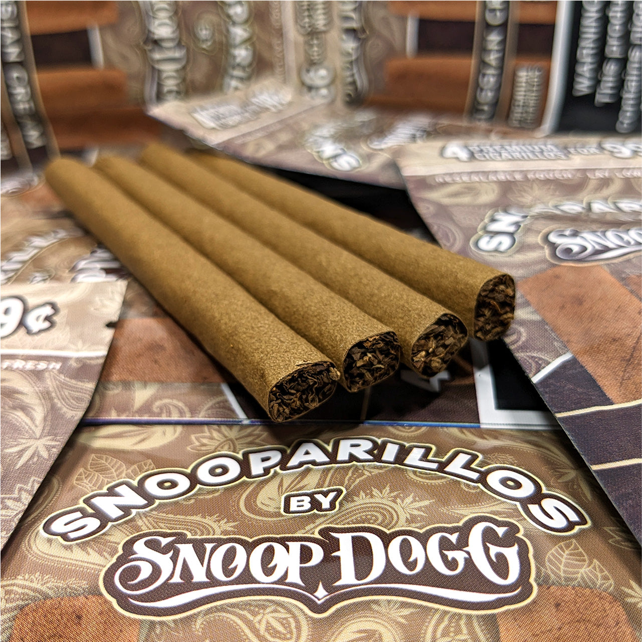 Snooparillos - Slow Burning Cigarillos (4pk) - Display of 15